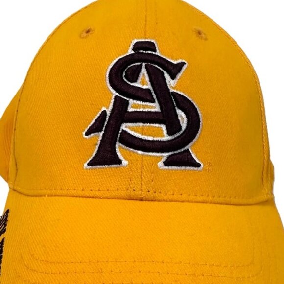 Arizona State Sun Devils Russell Adjustable Hat Yellow Unisex One Size NCAA NEW! - Picture 1 of 13